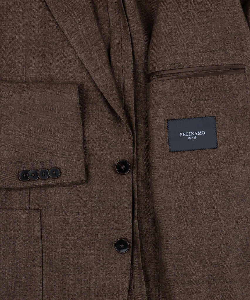 Herringbone Linen Jacket