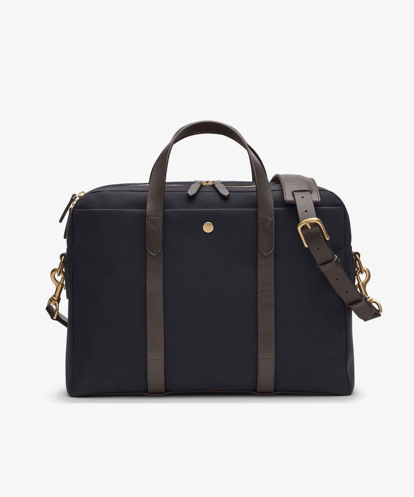 Product Title Navy - Dark Brown Pelikamo Swiss Made Menswear