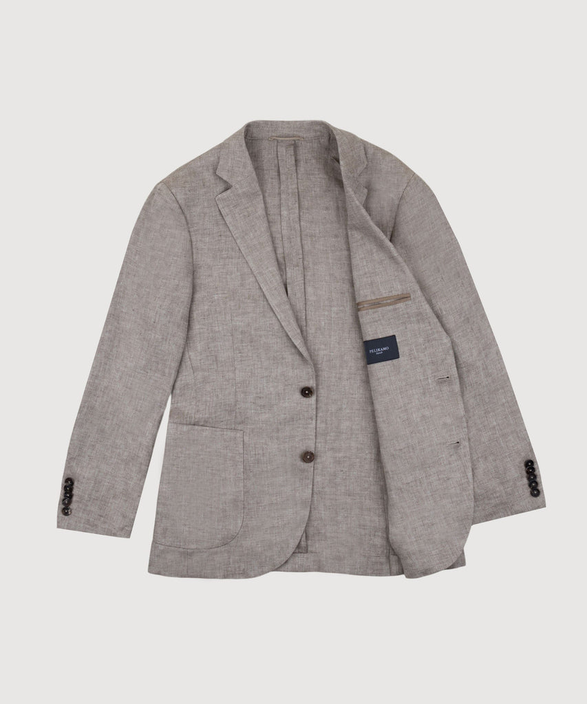 Herringbone Linen Jacket