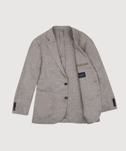 Herringbone Linen Jacket