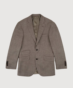 Linen Wool Glencheck Jacket
