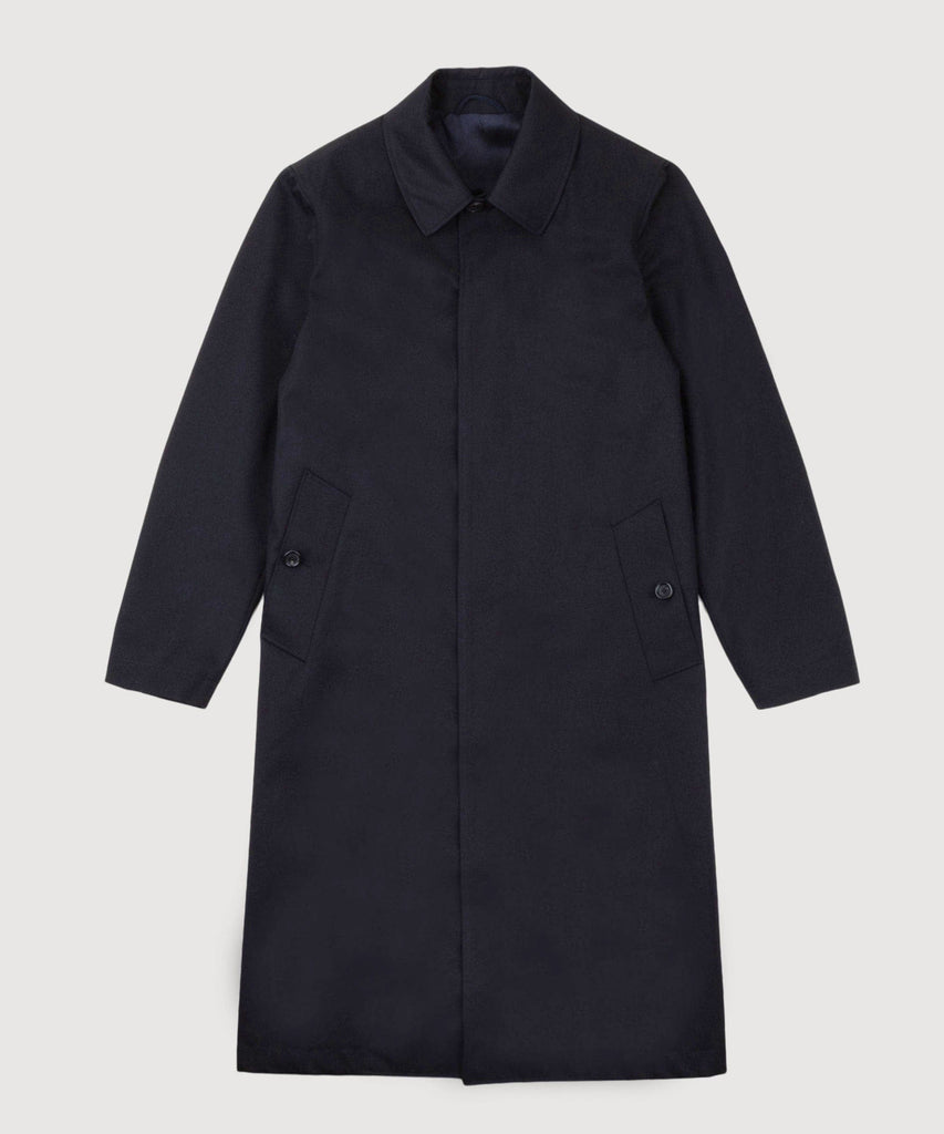 Long Twill Raincoat