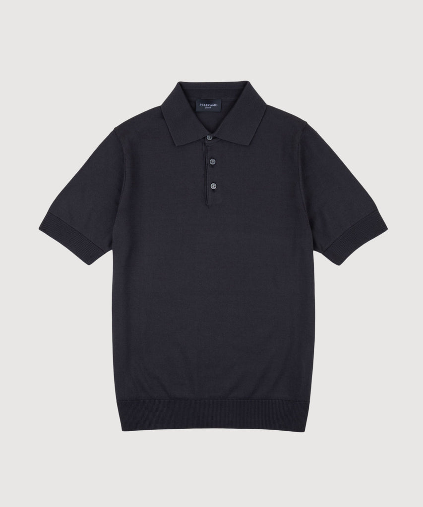 Short Sleeve Polo Sweater