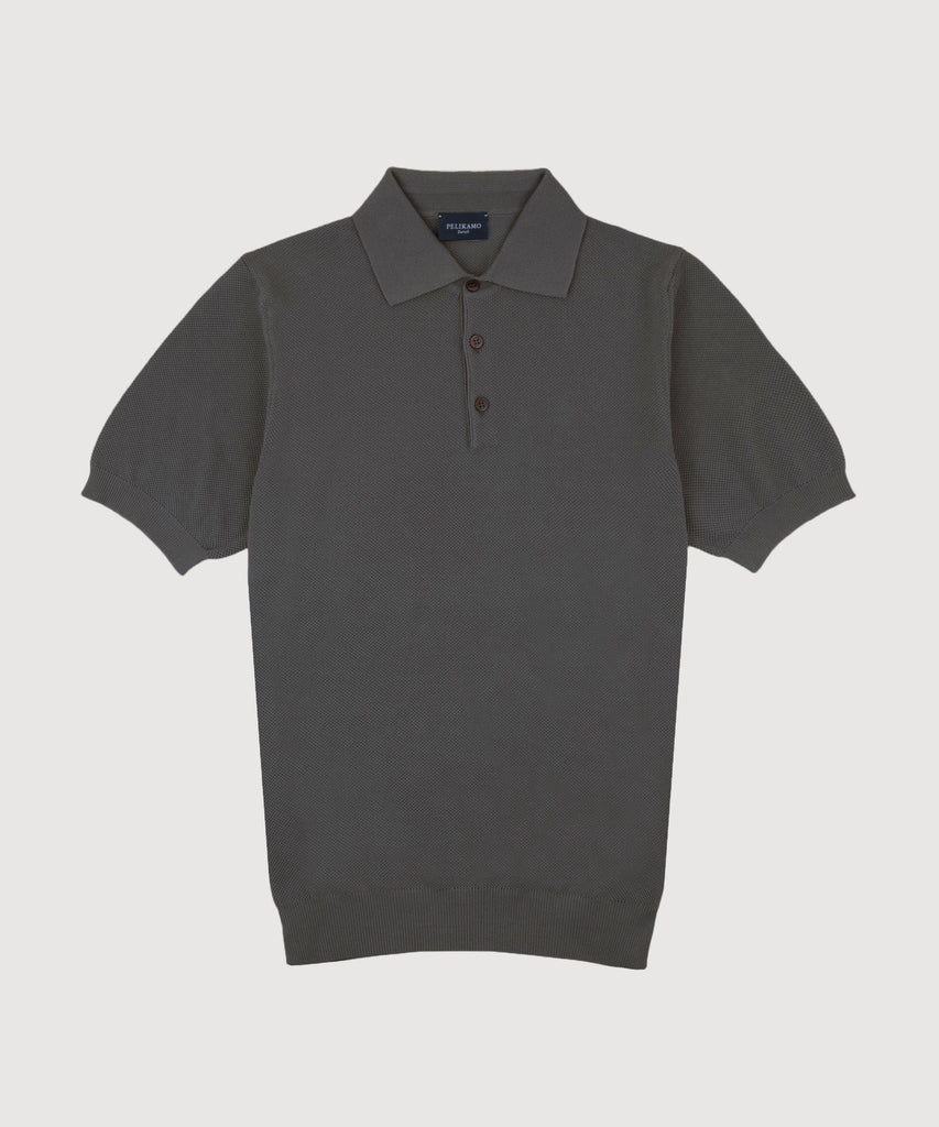 Short Sleeve Pique Polo Sweater