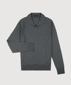 Cotton Casual Polo Sweater