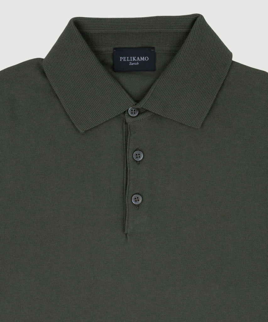 Short Sleeve Polo Sweater