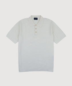 Straight Short Sleeve Polo Sweater