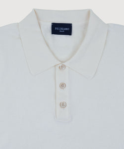 Straight Short Sleeve Polo Sweater