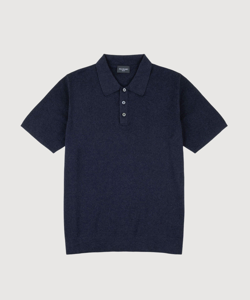 Straight Short Sleeve Polo Sweater