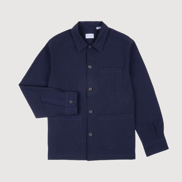 Casual Seersucker Overshirt