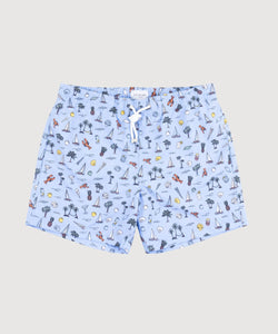 Printed Swim Shorts
