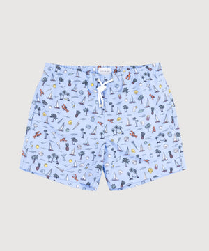 Printed Swim Shorts