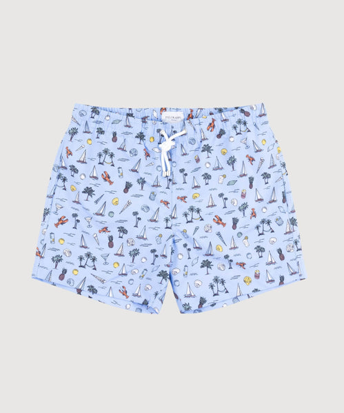 Printed Swim Shorts