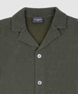Short Sleeve Boucle Shirt