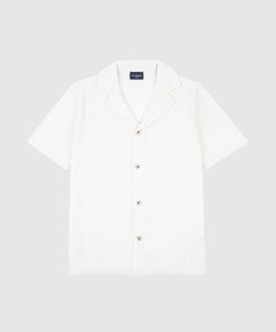Short Sleeve Boucle Shirt