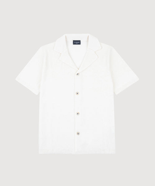 Short Sleeve Boucle Shirt