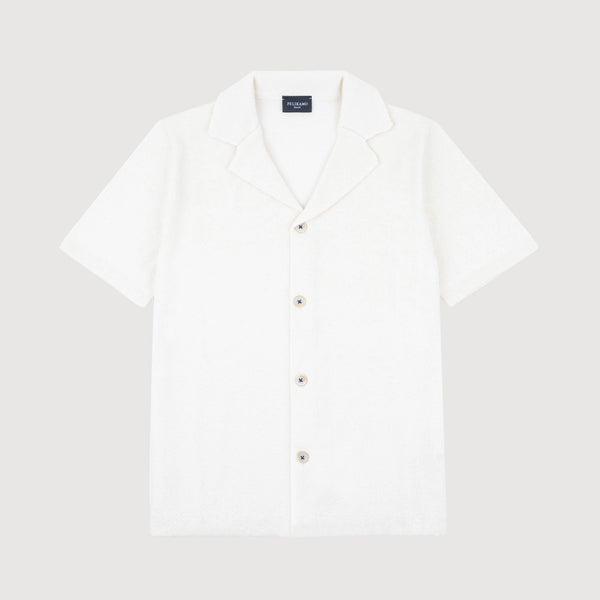 Short Sleeve Boucle Shirt