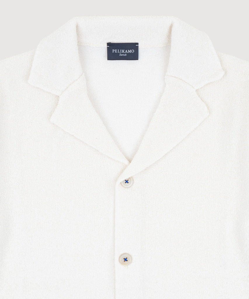 Short Sleeve Boucle Shirt