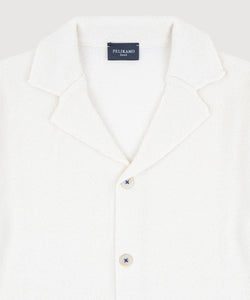 Short Sleeve Boucle Shirt