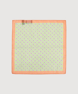 Cotton Silk Pocket Square Paisley