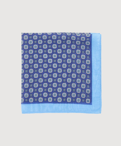 Cotton Silk Pocket Square Flower