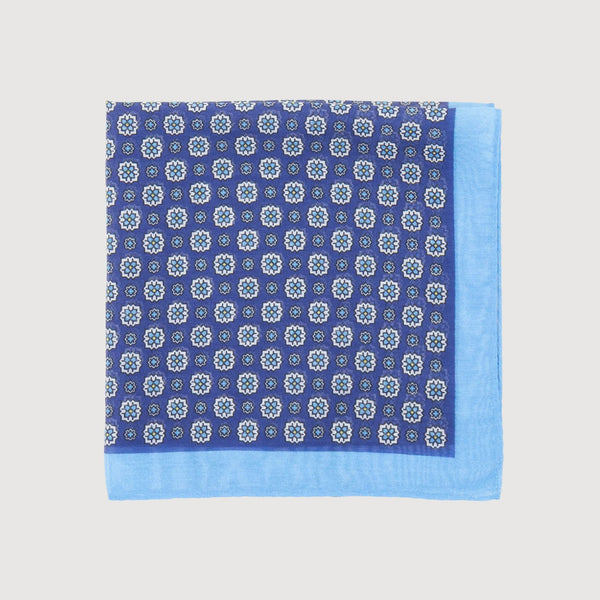 Cotton Silk Pocket Square Flower
