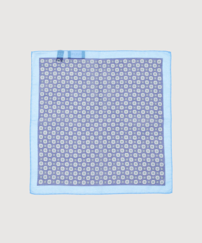 Cotton Silk Pocket Square Flower