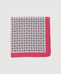 Cotton Silk Pocket Square Flower
