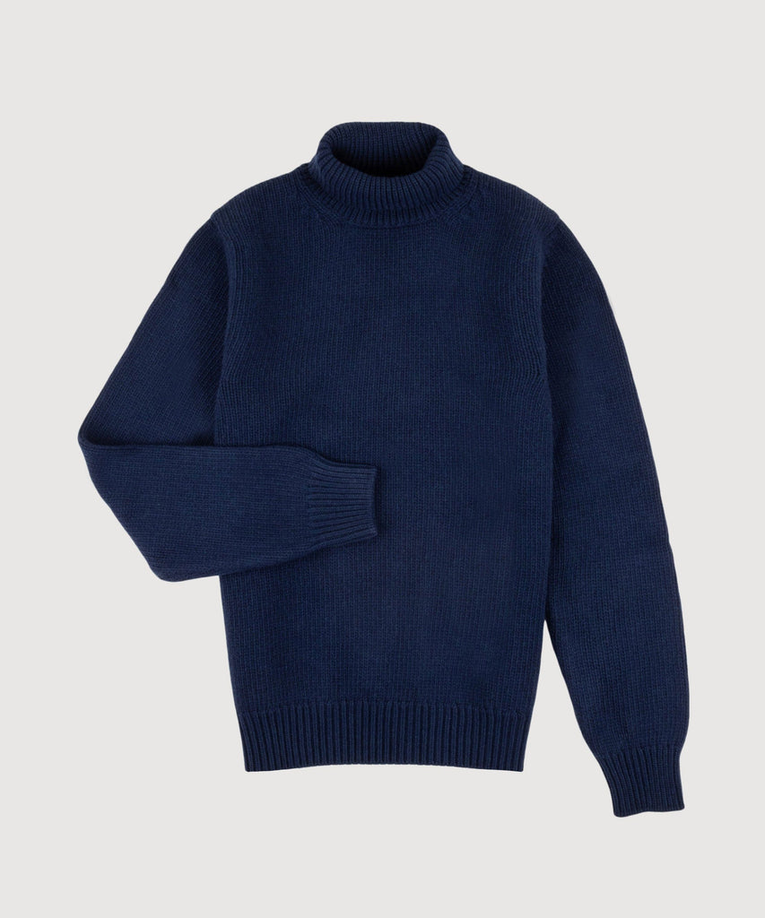 Schwerer Rollkragenpullover