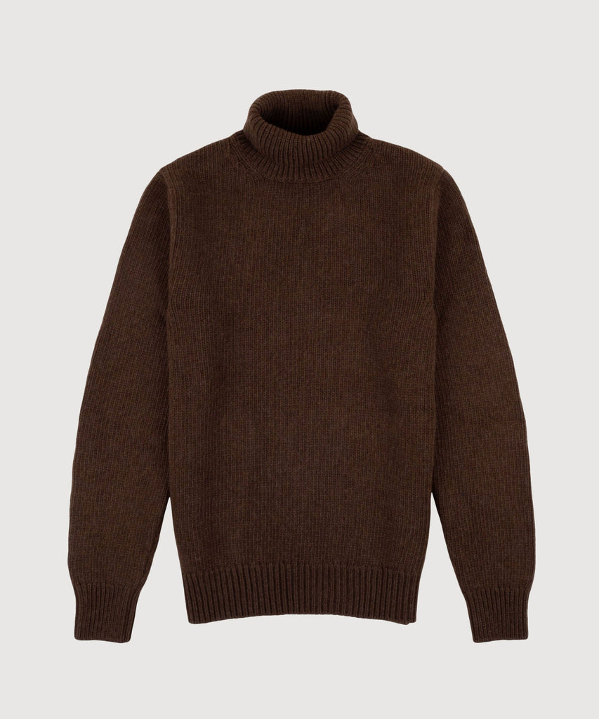 Schwerer Rollkragenpullover