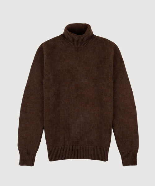 Schwerer Rollkragenpullover