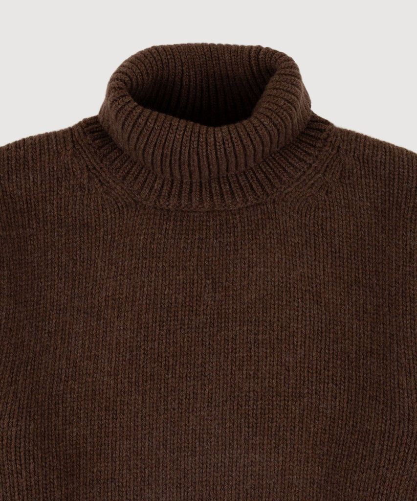 Schwerer Rollkragenpullover