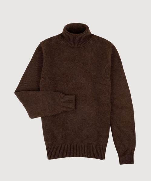 Schwerer Rollkragenpullover