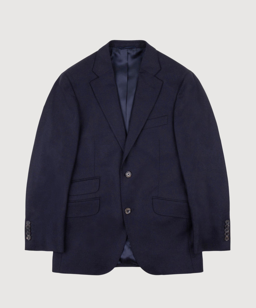 Wool Cashmere Hopsack Jacket