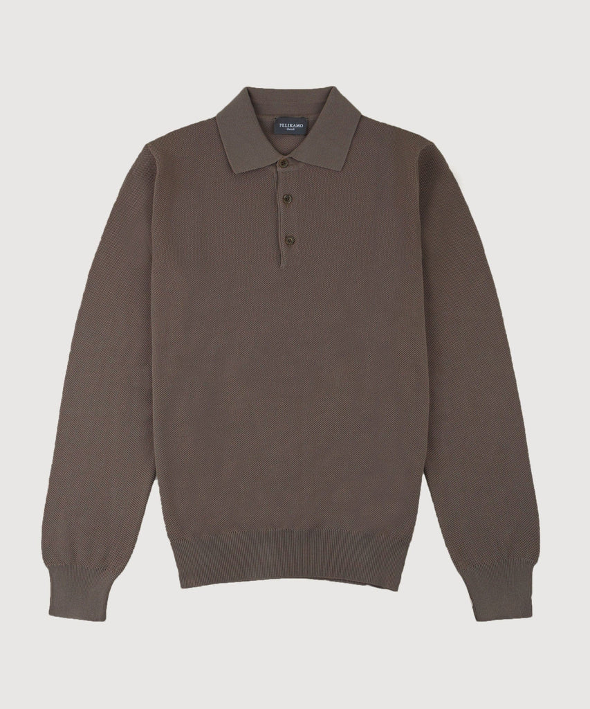 Polo Cotton Pique Sweater