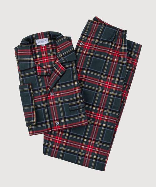 Karierter Flanell-Pyjama