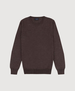 Wool Silk Roundneck Sweater