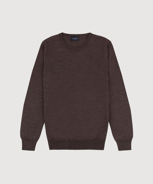 Wool Silk Roundneck Sweater