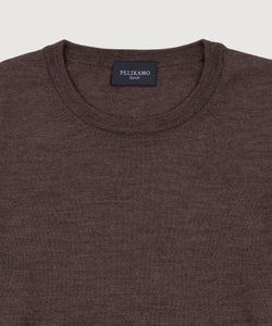 Wool Silk Roundneck Sweater