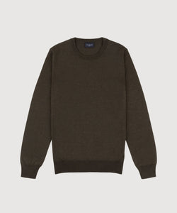 Wool Silk Roundneck Sweater