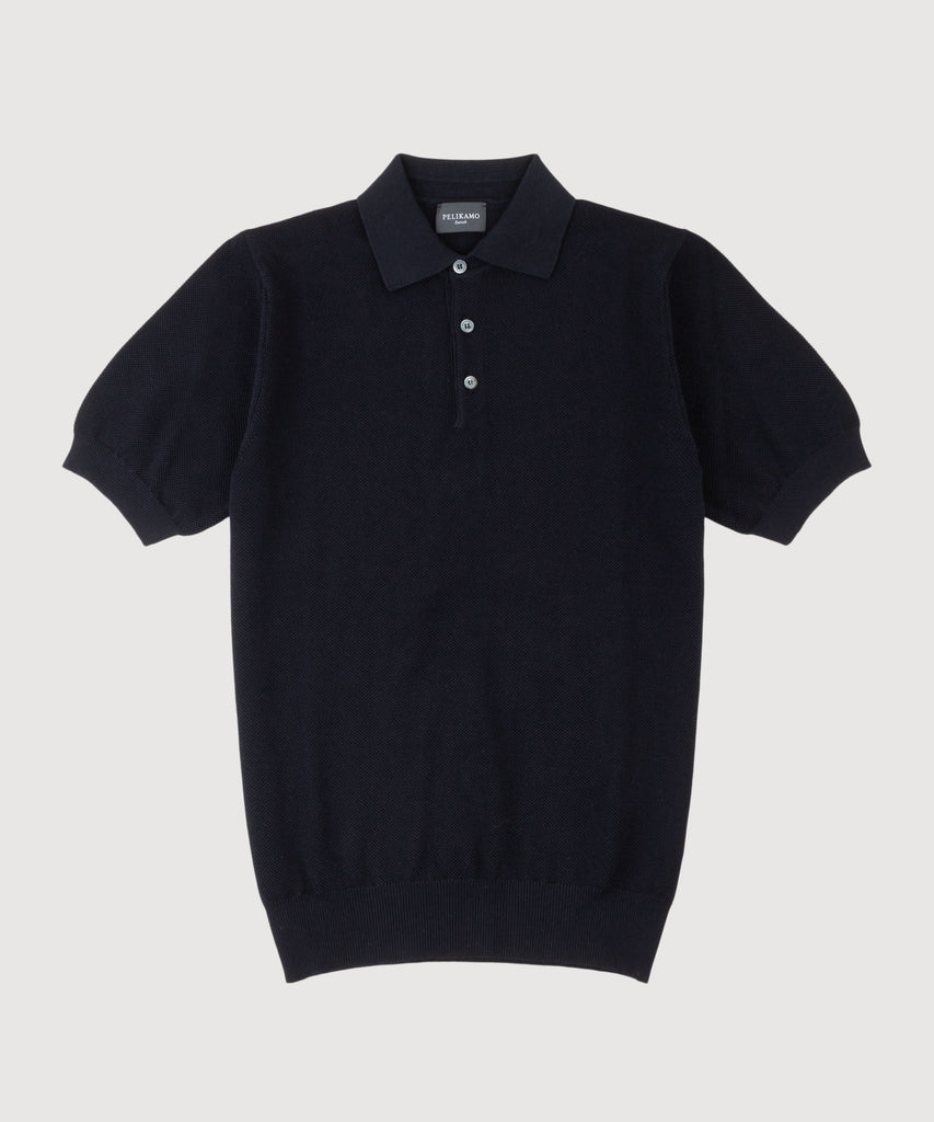 Shortsleeved Pique Polo Sweater