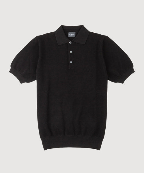 Shortsleeved Pique Polo Sweater