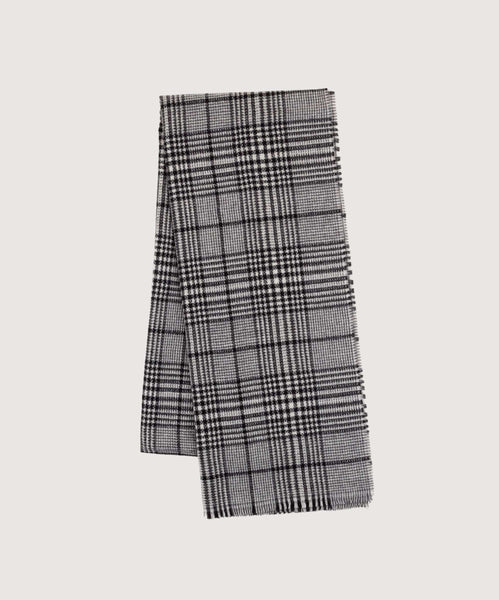 Glen Check Cashmere Scarf