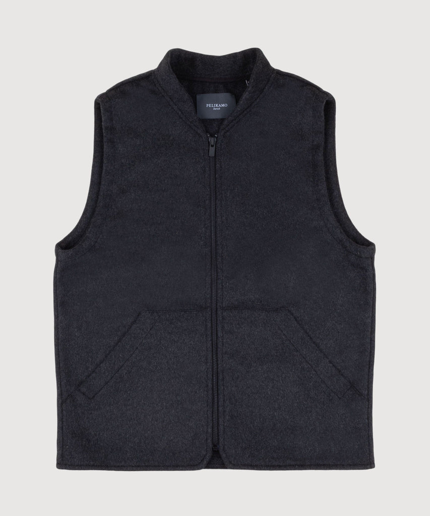 Cashmere Zipper Vest
