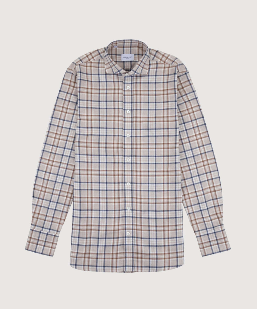 Cotton Wool Check Shirt