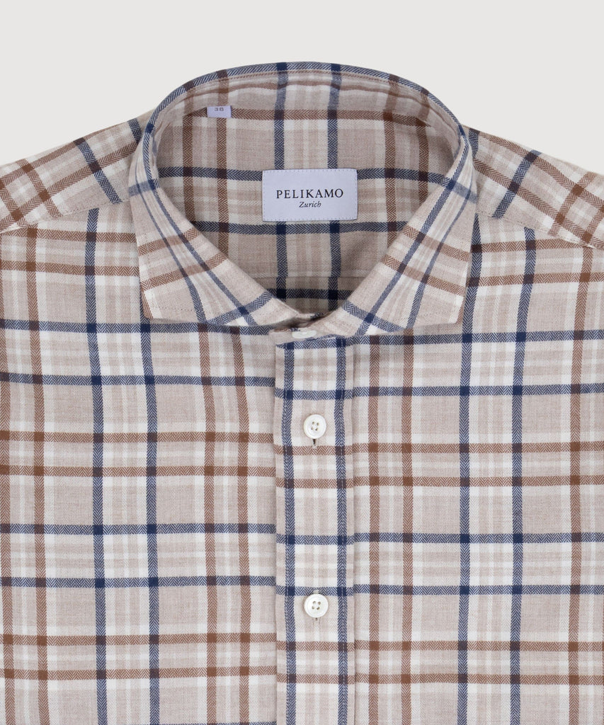Cotton Wool Check Shirt