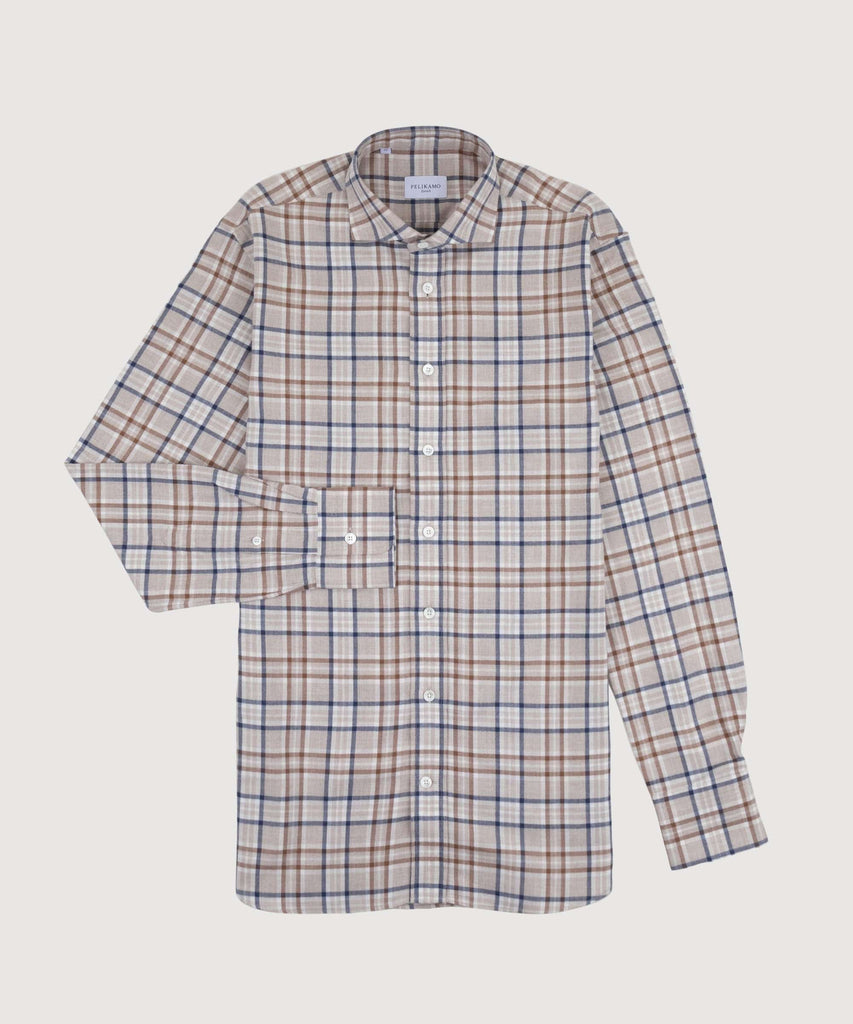 Cotton Wool Check Shirt