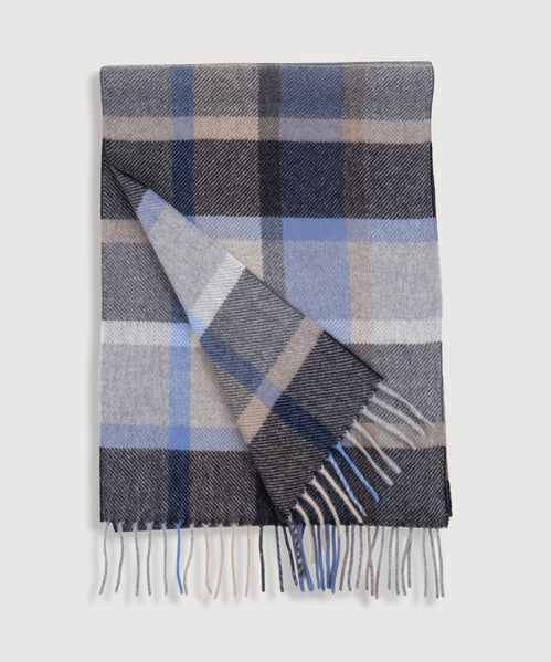 Checked Cashmere Scarf