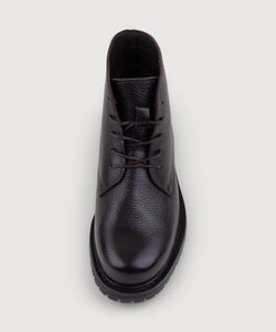 Grained Leather City Boot