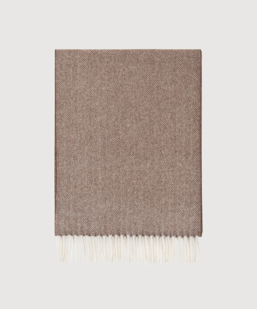 Herringbone Cashmere Scarf